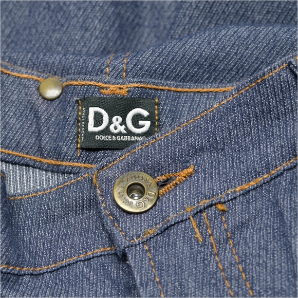DOLCE & GABBANA Flared Twill Jeans Made in Italy - Picture 10 of 16